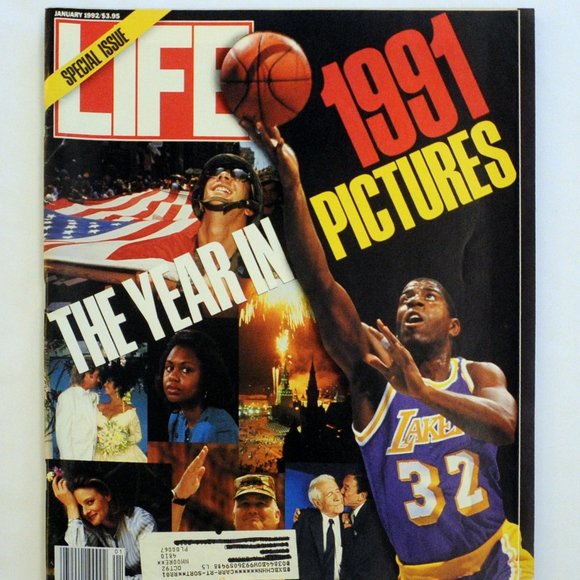 VTG 1992 LIFE Magazines Your CHOICE Rock & Roll Diana Johnny America Divided Liz - Picture 2 of 12